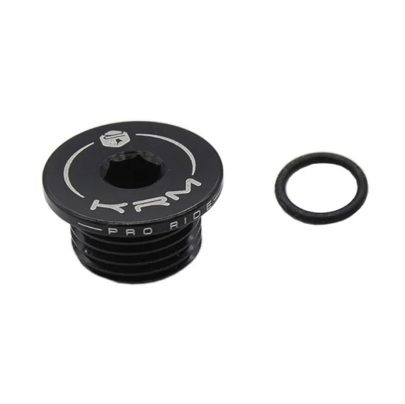 Korek oleju KRM Pro Ride CNC czarny Derbi D50B0 / EBS050 — ujęcie 1