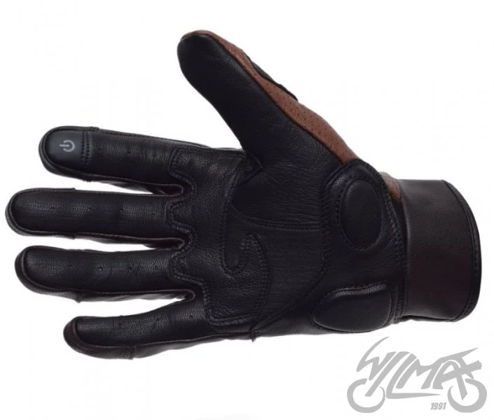 Rękawice motocyklowe LS2 Rust męskie Brown — S — ujęcie 2