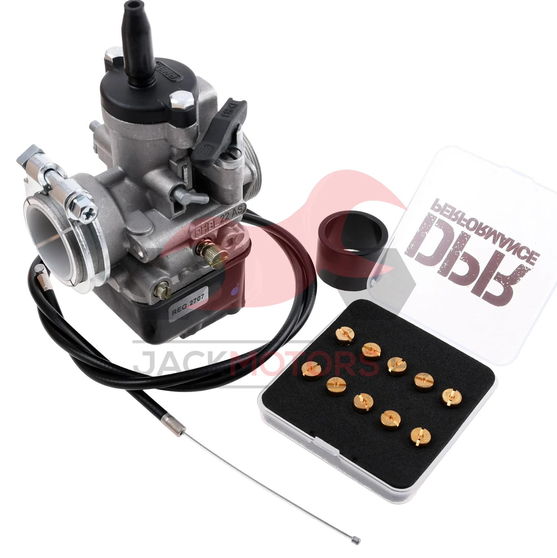 Gaźnik WSK 125 PHBL 22 mm Dellorto Replika JMP · ssanie ręczne — ujęcie 6