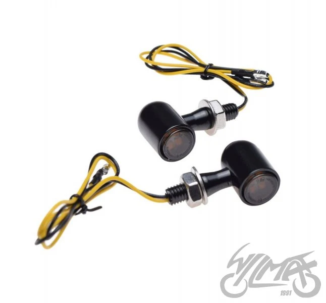 Kierunkowskaz mini LED, czarny — komplet AM1493