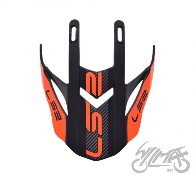 Daszek kasku MX436 evo adventurer black orange — ujęcie 2