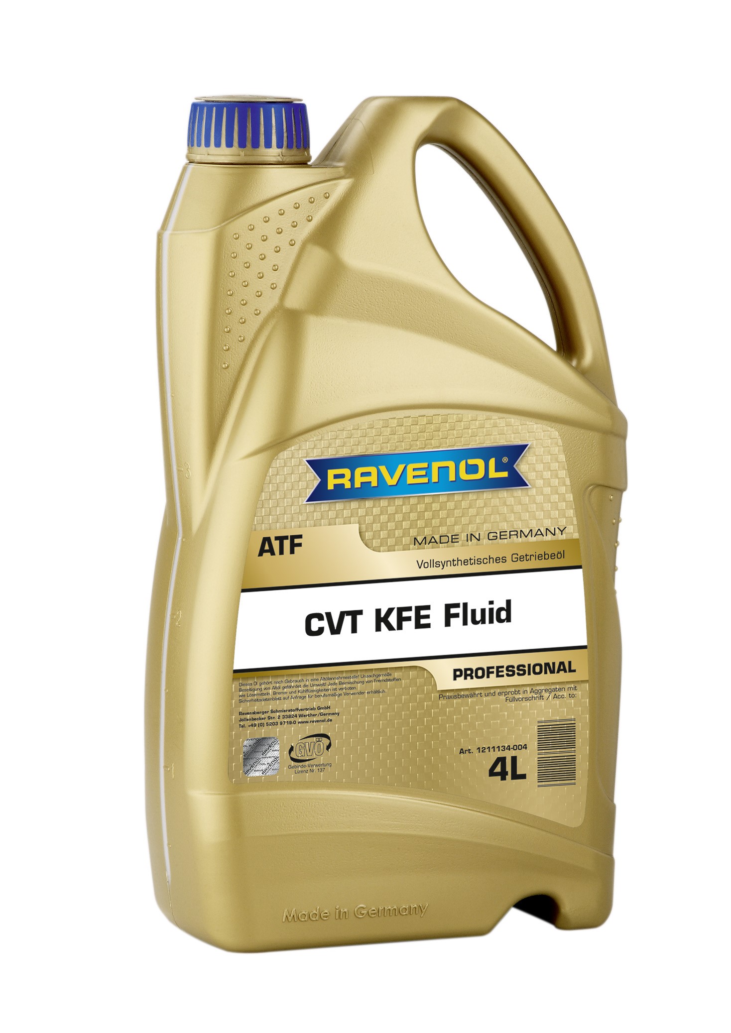 Olej RAVENOL ATF do automatycznych skrzyń biegów CVT KFE Fluid 4 l