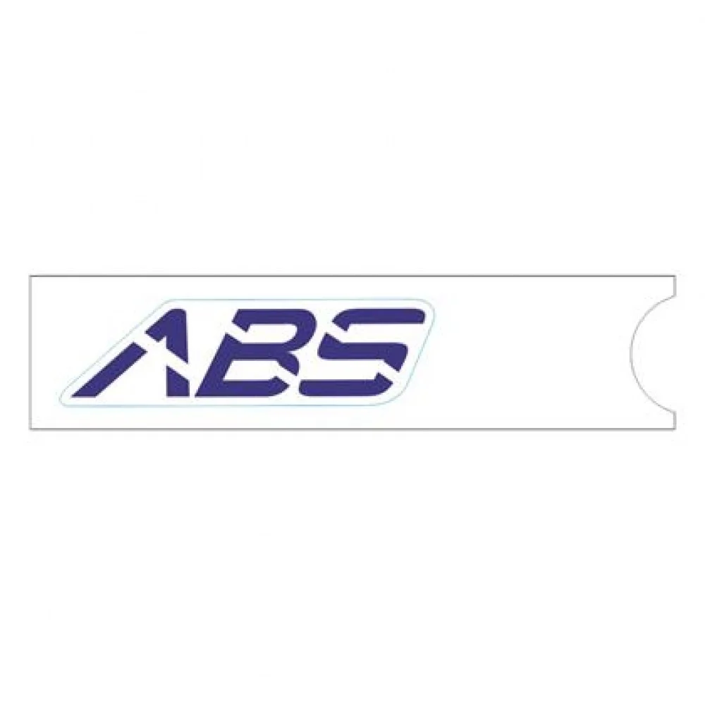 Naklejka "ABS" na błotnik przód niebieska prawa (nr kat.1210343-002000) (Zontes ZT 350-GK)