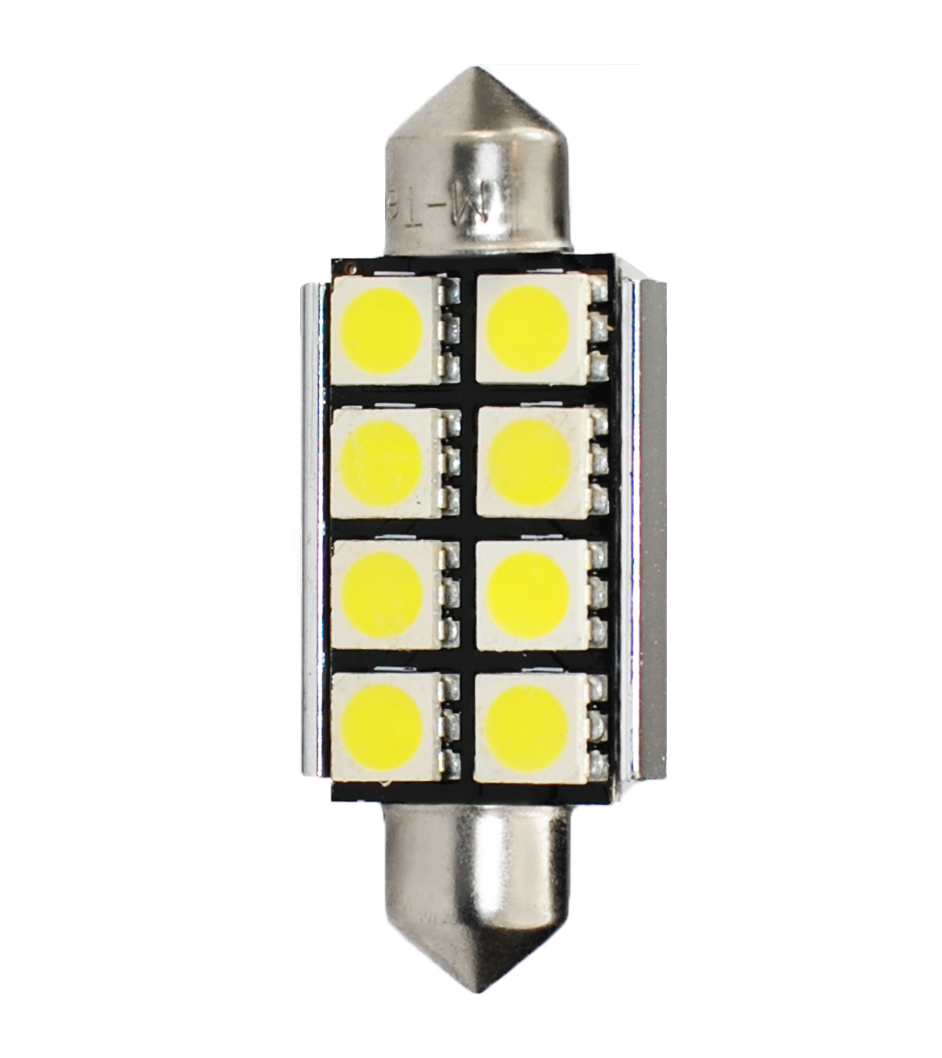 Żarówka LED C5W 41 mm 8-SMD 5050 CANBUS B 2 M-Tech LB327W — ujęcie 2