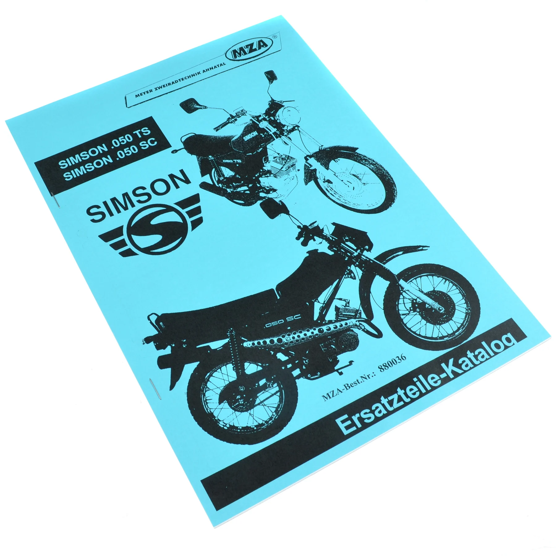 Katalog części Simson 050TS 050SC MZA — ujęcie 1