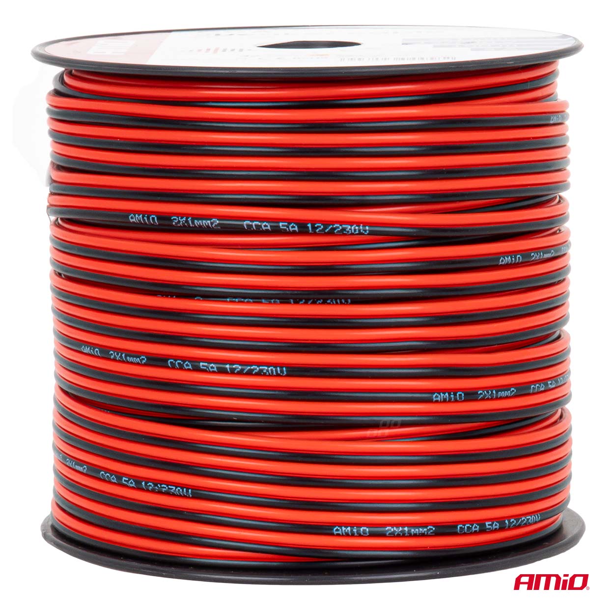 Kabel głośnikowy dwużyłowy CCA 2x1mm2 100m 5A — ujęcie 2