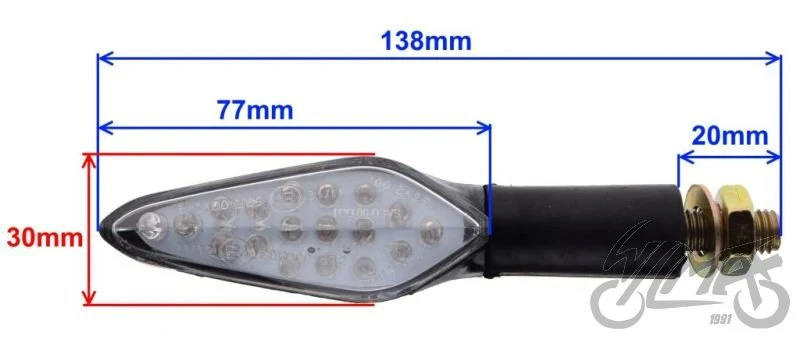 Kierunkowskazy LED AM1421 — para — ujęcie 2