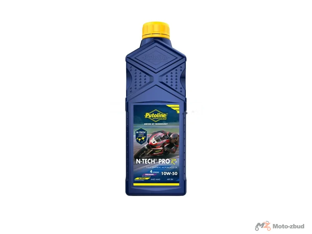 Putoline N-Tech Pro R+ 10W50 1L, full syntetyczny olej motocykowy.