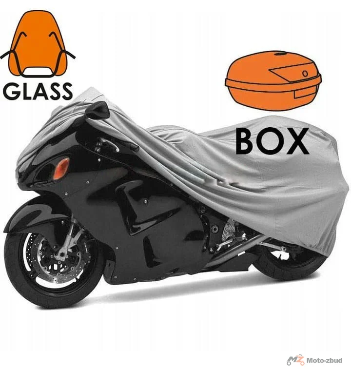 Pokrowiec motocyklowy 300D-XXL-GLASS-BOX 295 × 105 × 184