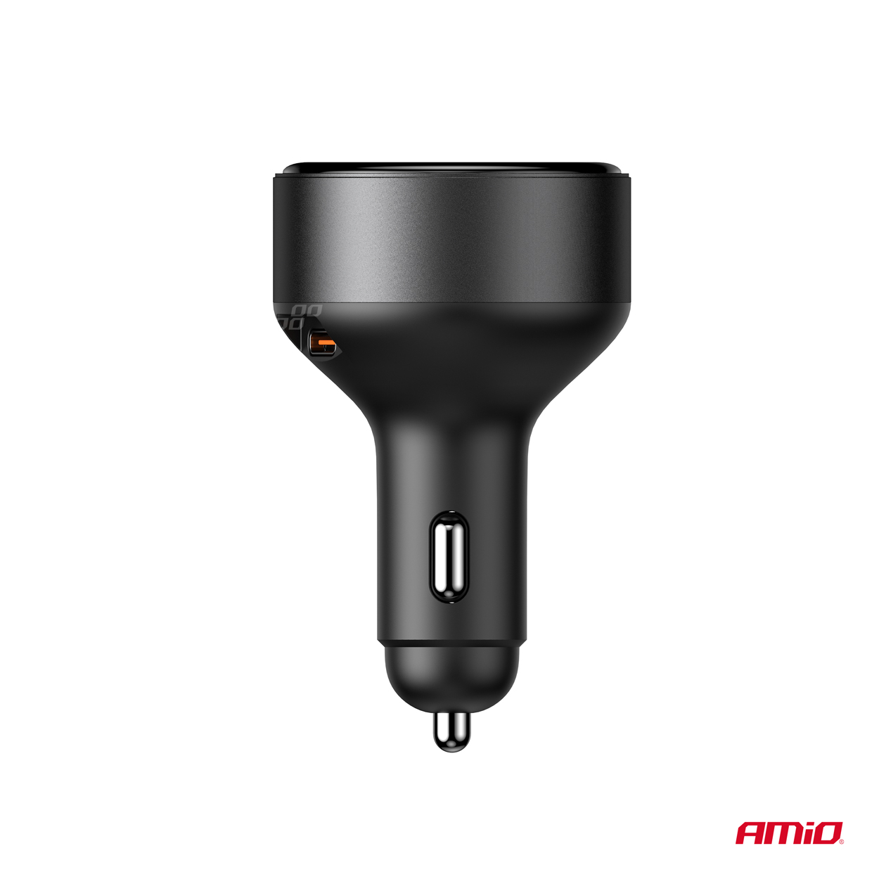 Ładowarka samochodowa ze zwijanym kablem typu C + USB-C 12 V 24 V 60 W — ujęcie 3