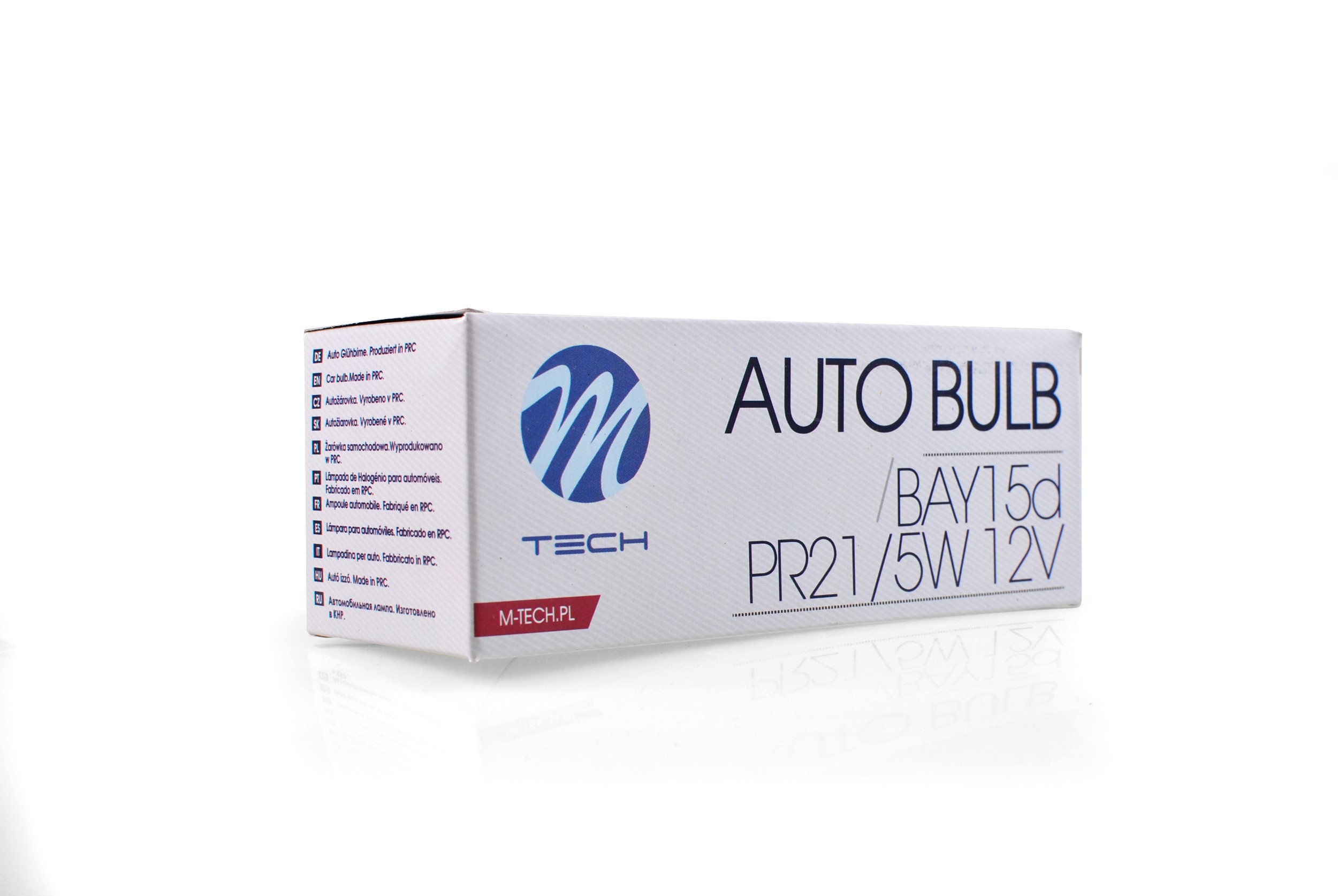 Żarówka pomocnicza 12 V P21/5W M-Tech, 10 szt. Z16 — ujęcie 5