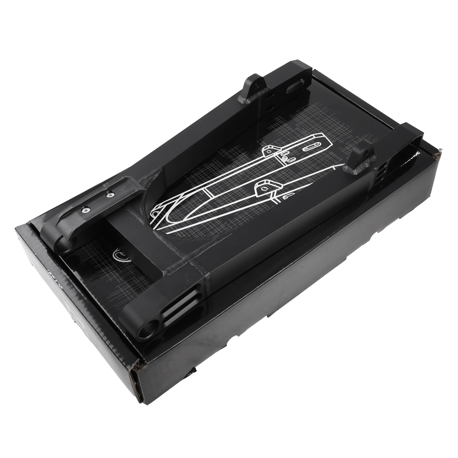 Wahacz Simson S51 aluminium CNC premium czarny mat kpl. DPR Performance — ujęcie 4