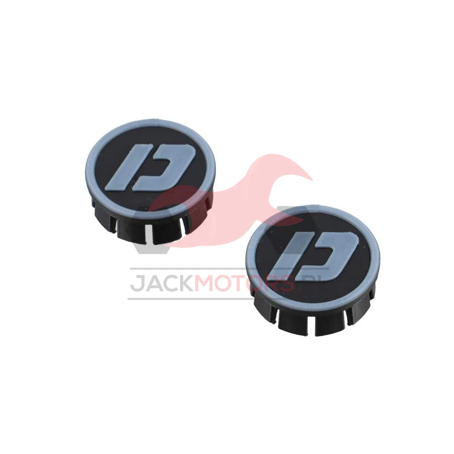 Zaślepki ramy Doppler Derbi Senda / Aprilia / Gilera 50cm³ czarno-szare kpl. — ujęcie 1