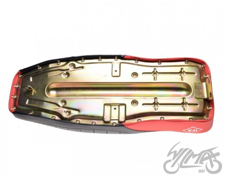 Siedzenie Simson S51 enduro czarno-czerwone — ujęcie 3