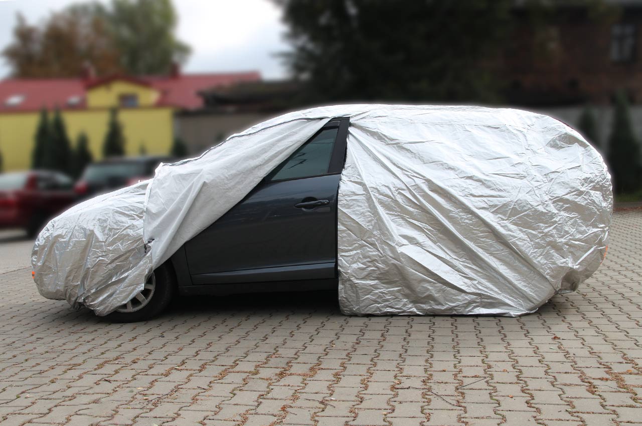 Plandeka pokrowiec na samochód SUV VAN - rozmiar XL — ujęcie 5