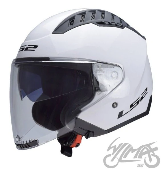 Kask LS2 OF600 copter II gloss White-06 — rozmiar XXL — ujęcie 1