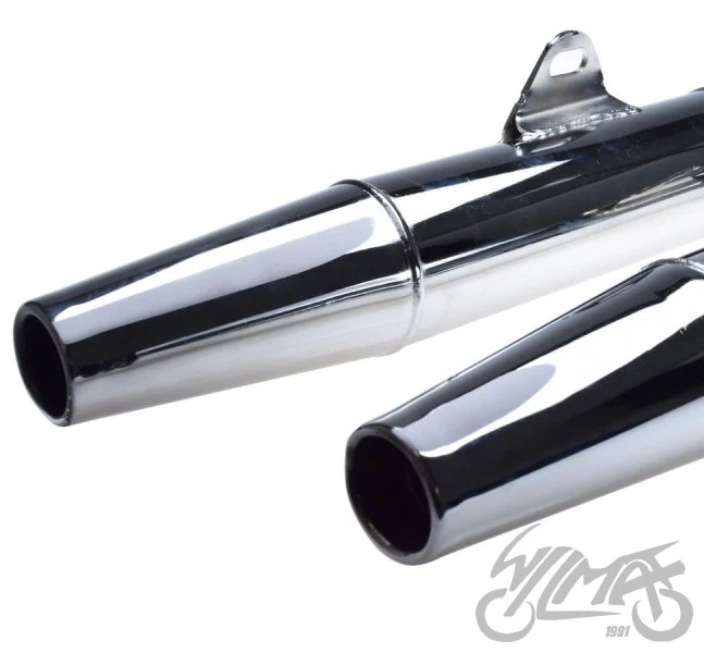Tłumik do Rometa R150 R125 kingway Czoper L+ p — komplet — ujęcie 3