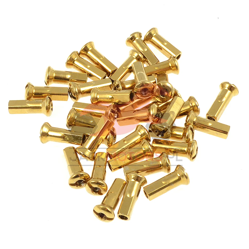 Nakrętka szprychy M3,5 + 3 mm złote 36 sztuk tin MZA — ujęcie 1