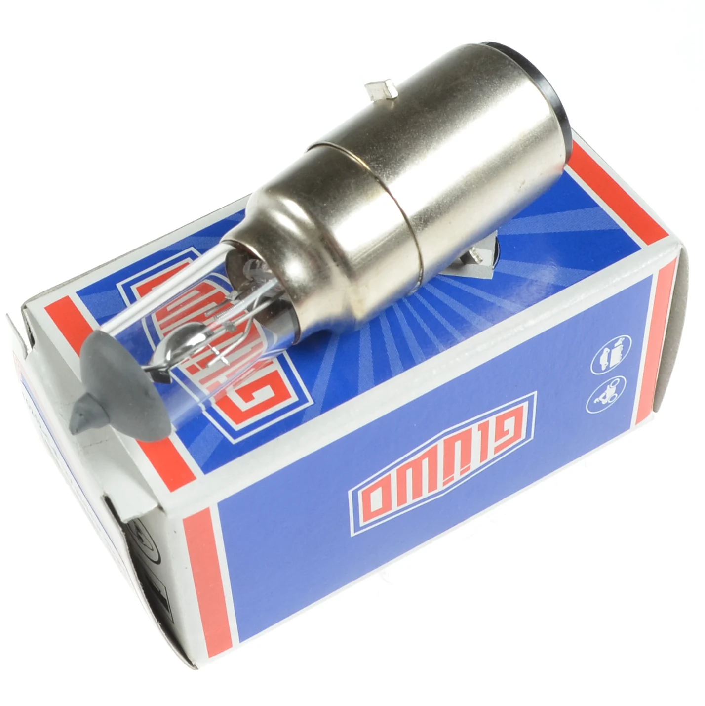 Żarówka 12 V 35/35 W BA20D halogen glüwo niemcy — ujęcie 1