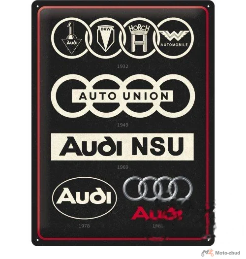 Tablica plakat 30 × 40 Audi evolution 23306