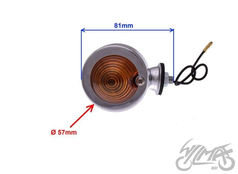 Kierunkowskaz do Harley, BA9S 12 V 10 W — AL6027 — ujęcie 2