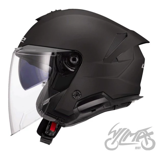 Kask LS2 OF618 Verso II Solid Matt Black — rozmiar L — ujęcie 1