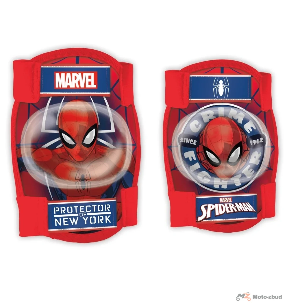 Ochraniacze rowerowe - kolana i łokcie spider man
