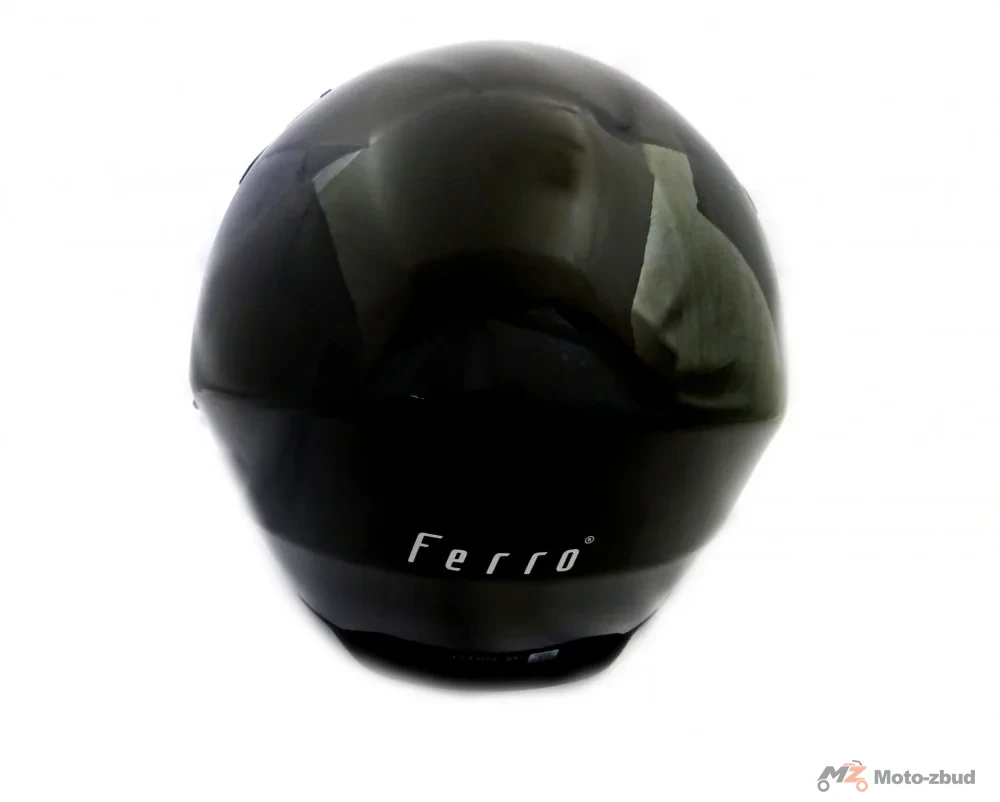 Kask Ferro 810A z szybą i blendą przeciwsłoneczną bez szczęki czarny M — ujęcie 4