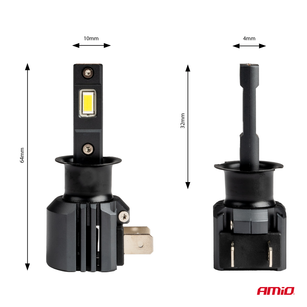 Żarówki samochodowe LED seria X4 Aviator H3 6500K Canbus — ujęcie 3