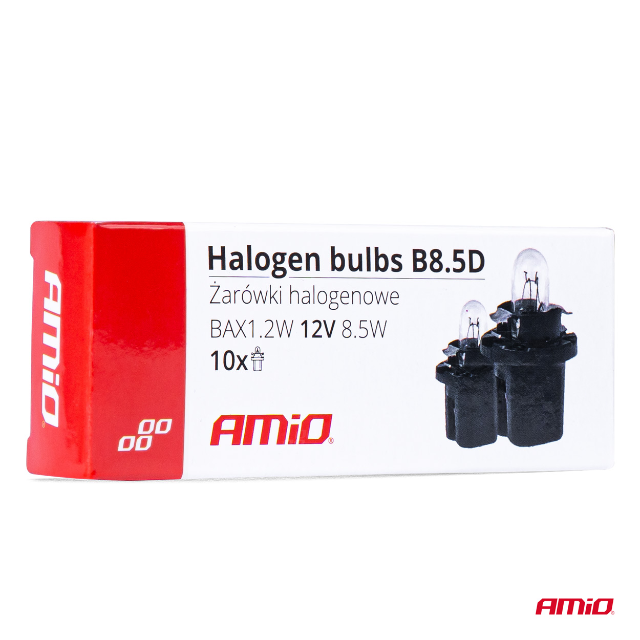 Żarówki halogenowe T5 B8.5D 12 V BAX1.2W 10 szt. — ujęcie 4