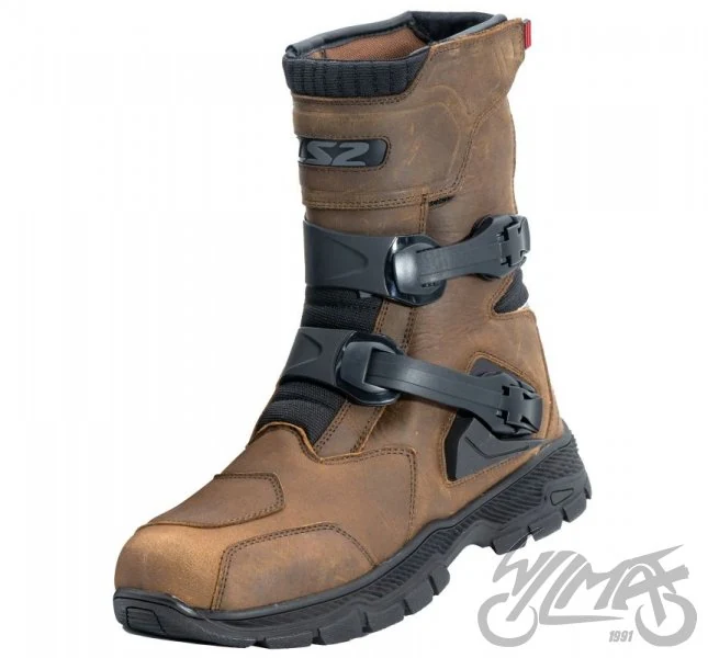 Buty motocyklowe LS2 Adventure WP — brązowe, rozmiar 47 — ujęcie 2
