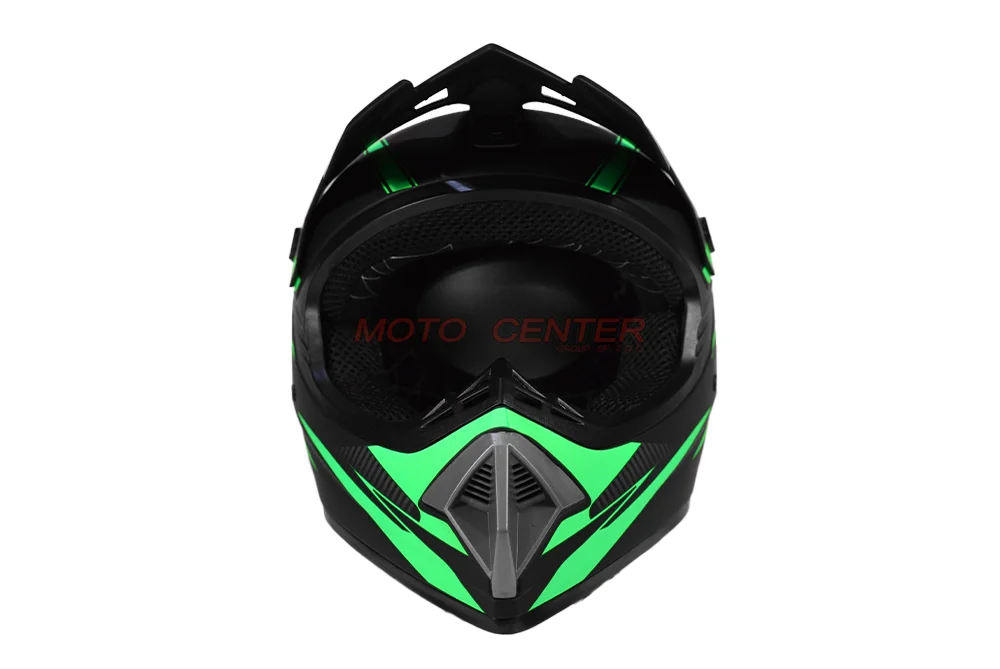 Kask crossowy MPX WL-905 czarny mat/zielony M — ujęcie 3
