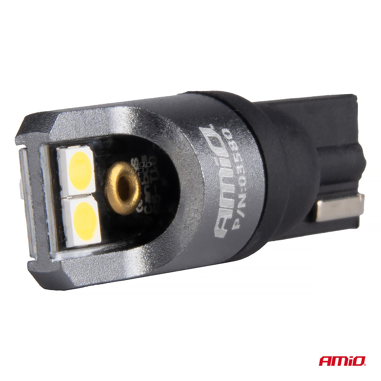 Żarówki LED FULL PRO T10 W5W 4x3030 SMD białe 12 V 24 V — ujęcie 3