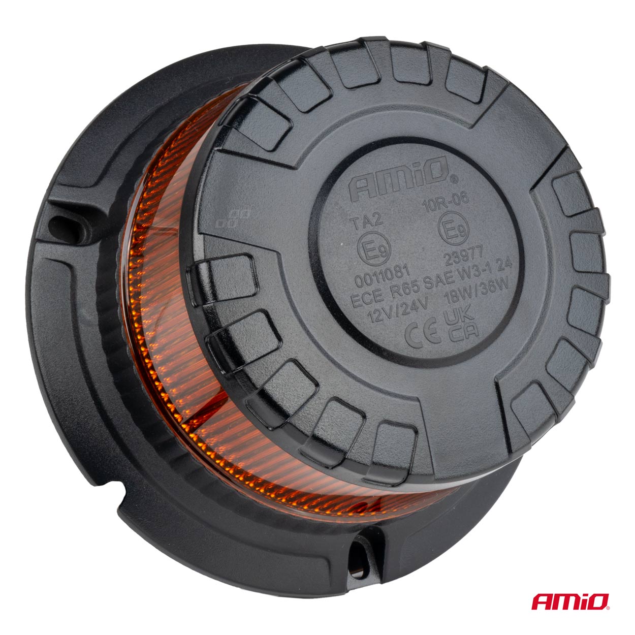 Lampa ostrzegawcza błyskowa kogut LED W28M 12 V 24 V — ujęcie 2