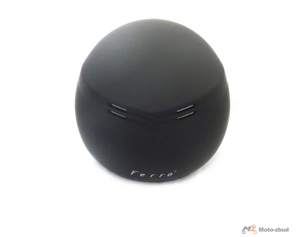 Kask Ferro 809 l z szybą bez szczęki czarny mat M — ujęcie 3