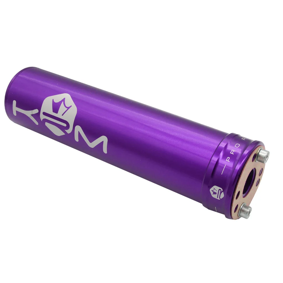 Końcówka wydechu KRM Pro Ride aluminium fioletowa 50-70 cm³ — ujęcie 2