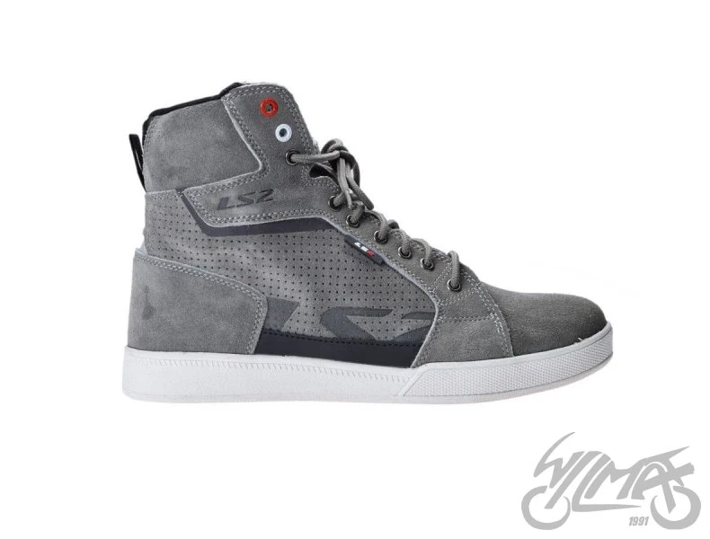 Buty motocyklowe LS2 Downtown — ciemnoszare, rozmiar 46 — ujęcie 4