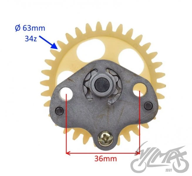 Pompa oleju do Yamahy YBR125 — Derbi Senda / Yamaha YBR 125 — ujęcie 2