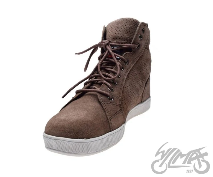 Buty motocyklowe LS2 Downtown — szarobrązowe (taupe), rozmiar 41 — ujęcie 5