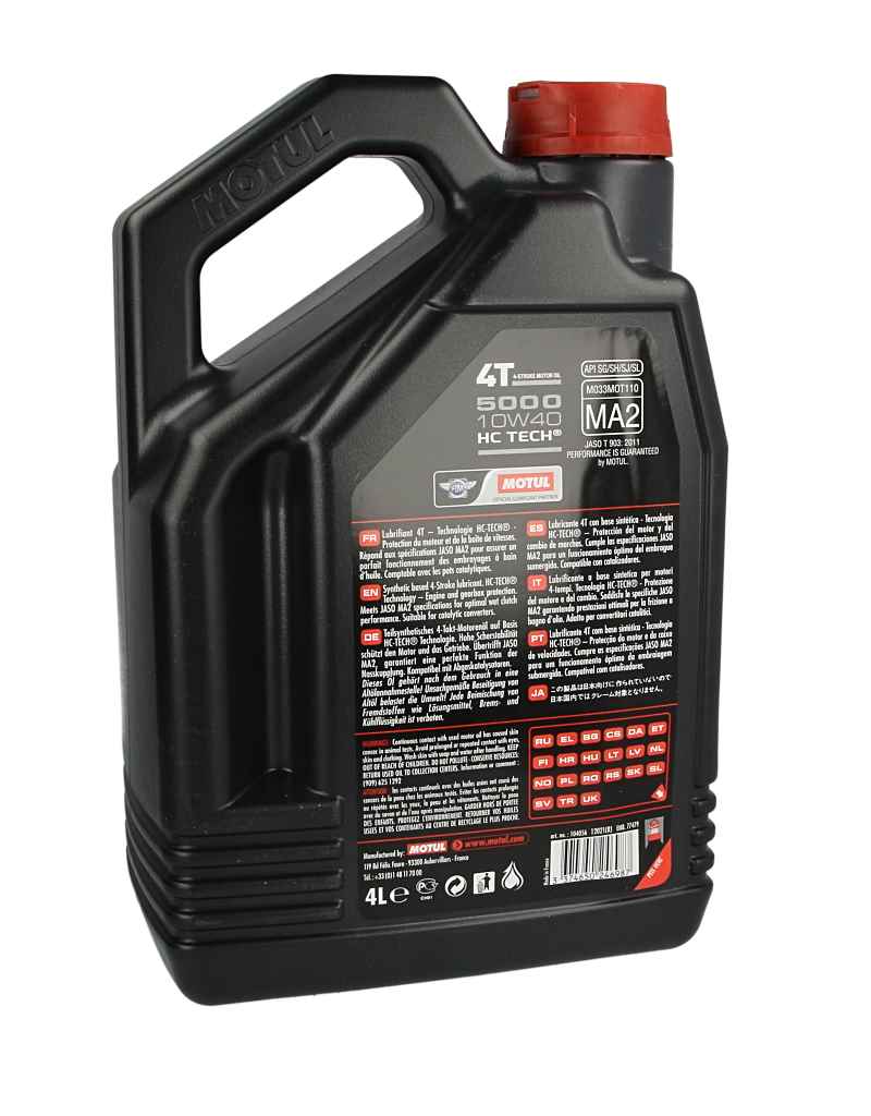 Olej 10W40 MOTUL 5000 4T 4 l MOTUL 104056 — ujęcie 13