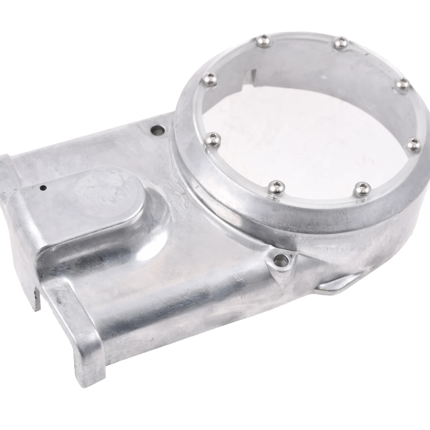 Pokrywa silnika prawa clear aluminium V2 JMP — ujęcie 5