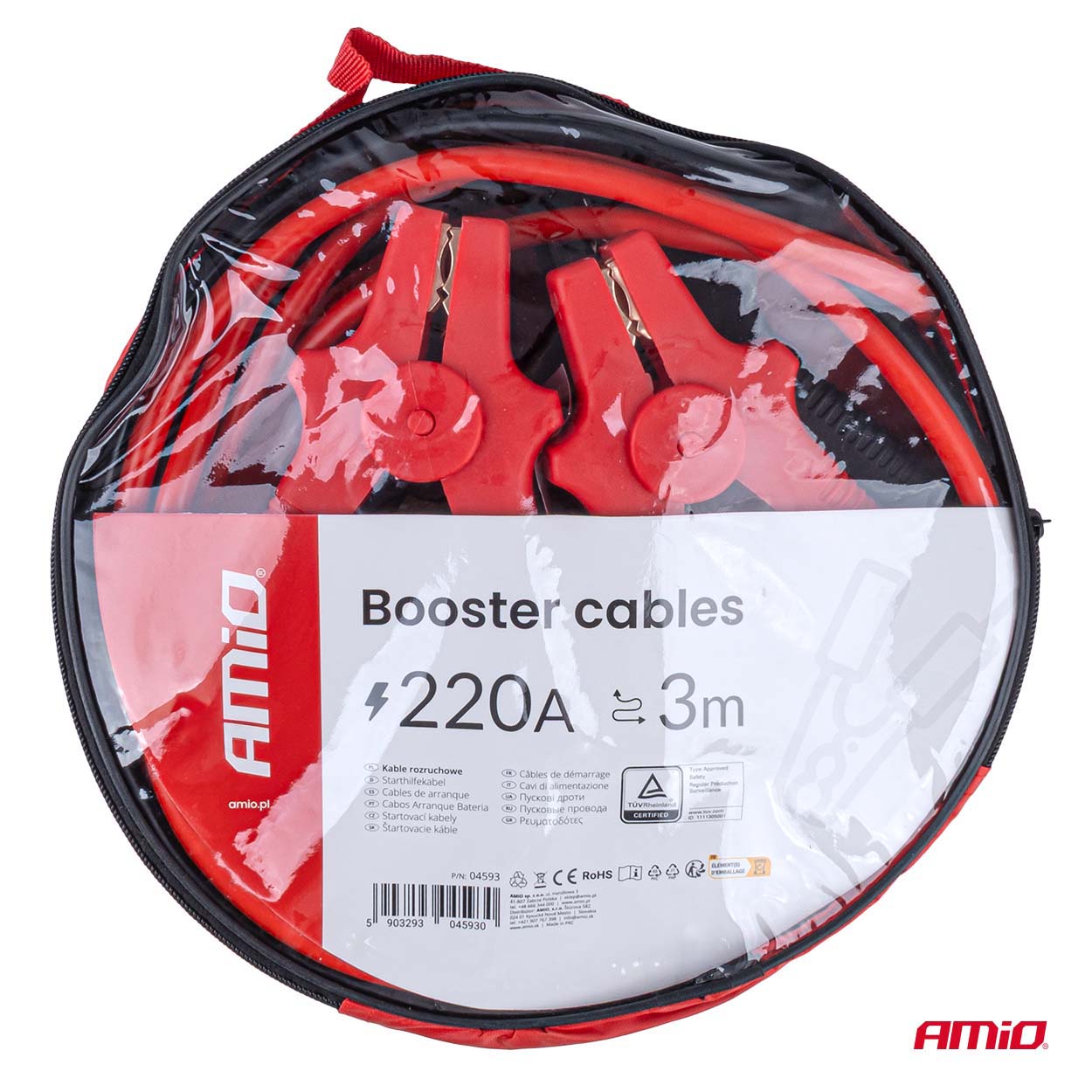 Kable przewody rozruchowe 220A 3m TÜV — ujęcie 11