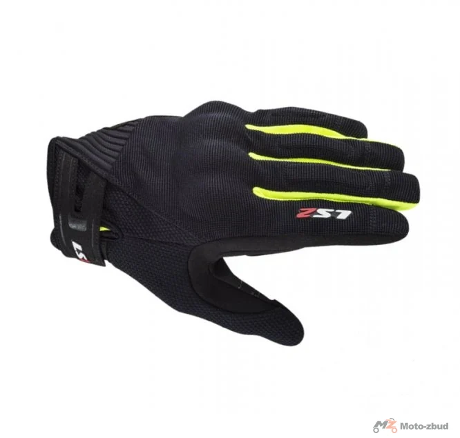 Rękawice motocyklowe LS2 Dart II męskie Black Yellow — XXL