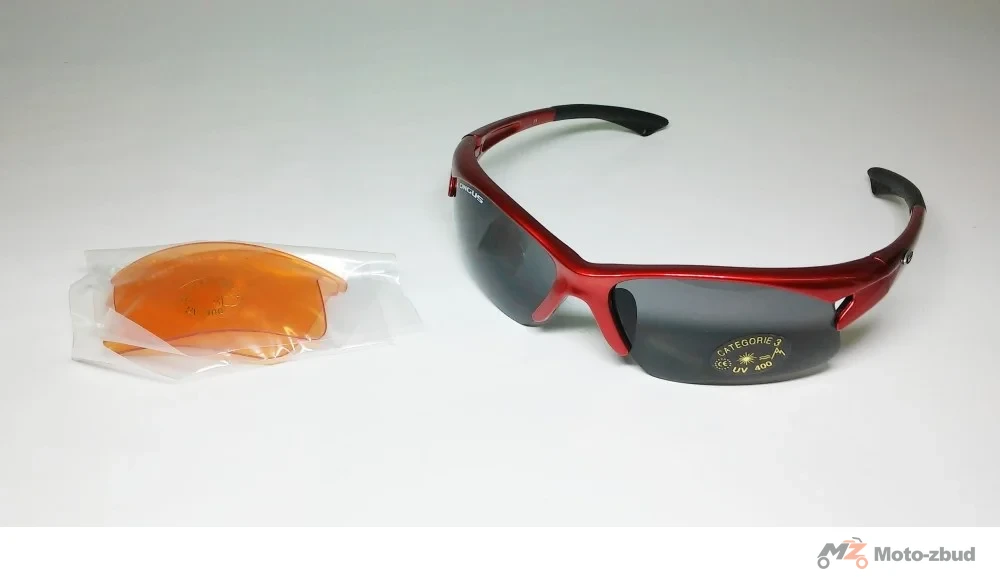 Okulary Longus glow czerwone