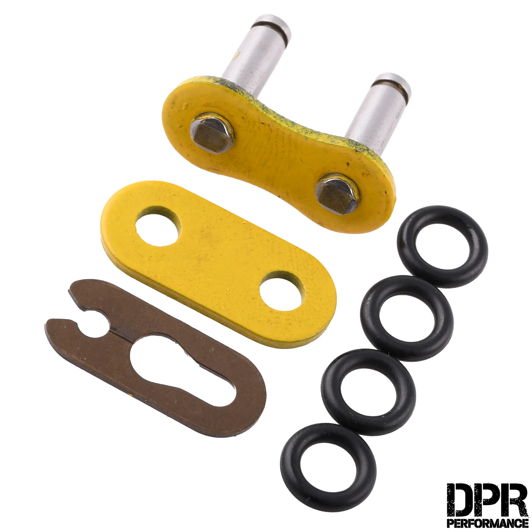Spinka łańcucha 415UO oring żółta DPR Performance