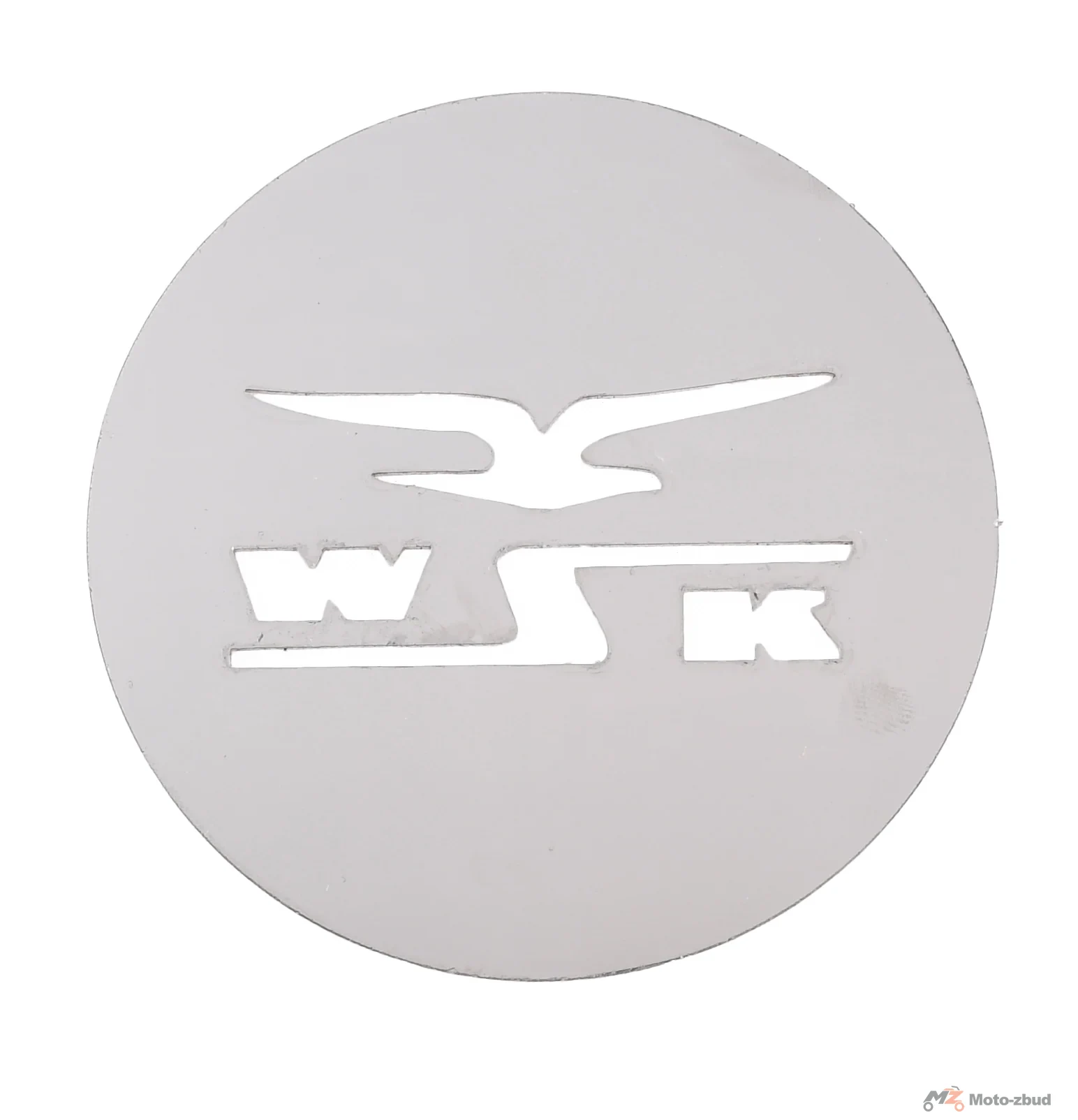 Emblemat zbiornika paliwa WSK inox chrom PL