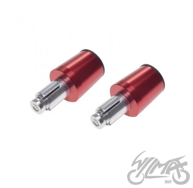 Końcówki kierownicy czerwone — komplet AW56916BR — ujęcie 3
