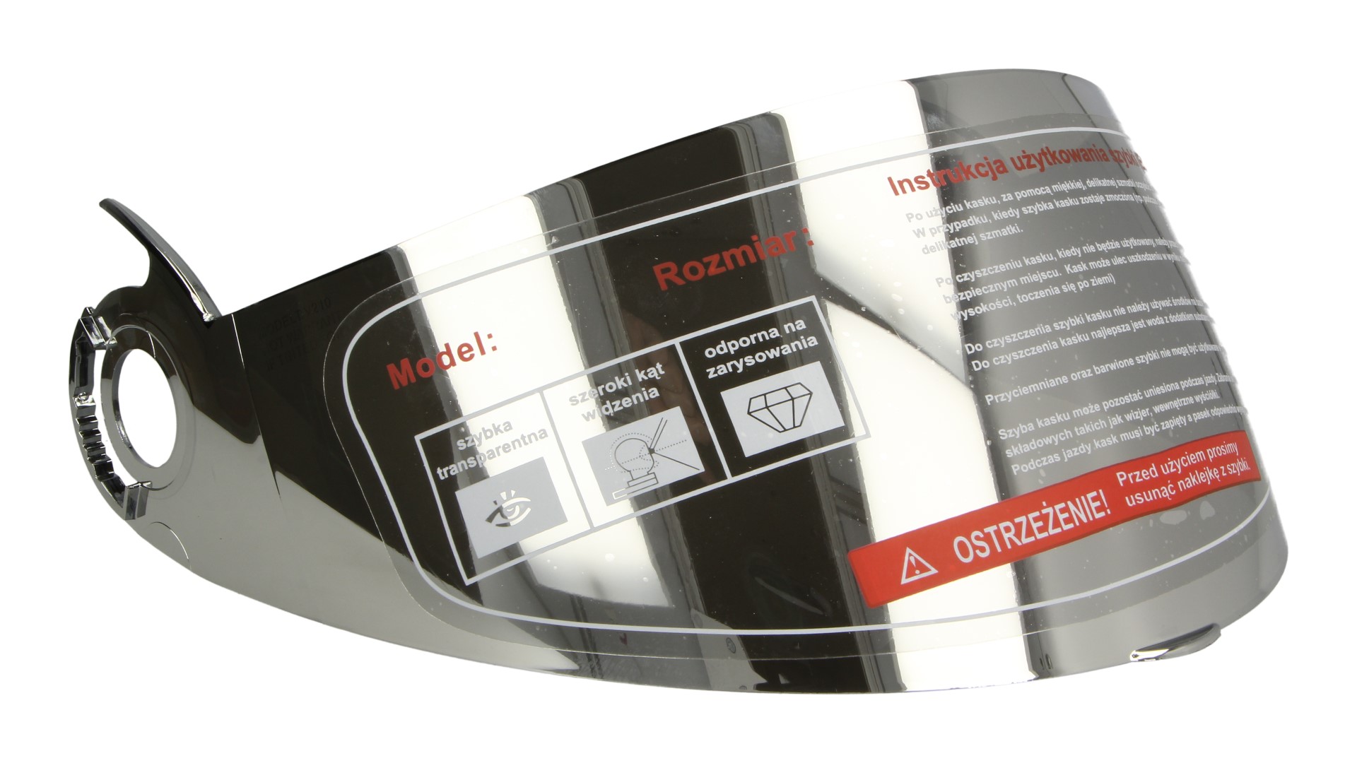 Szyba do kasku/V210/lustro VCAN V210 VISIOR MIRROR — ujęcie 2