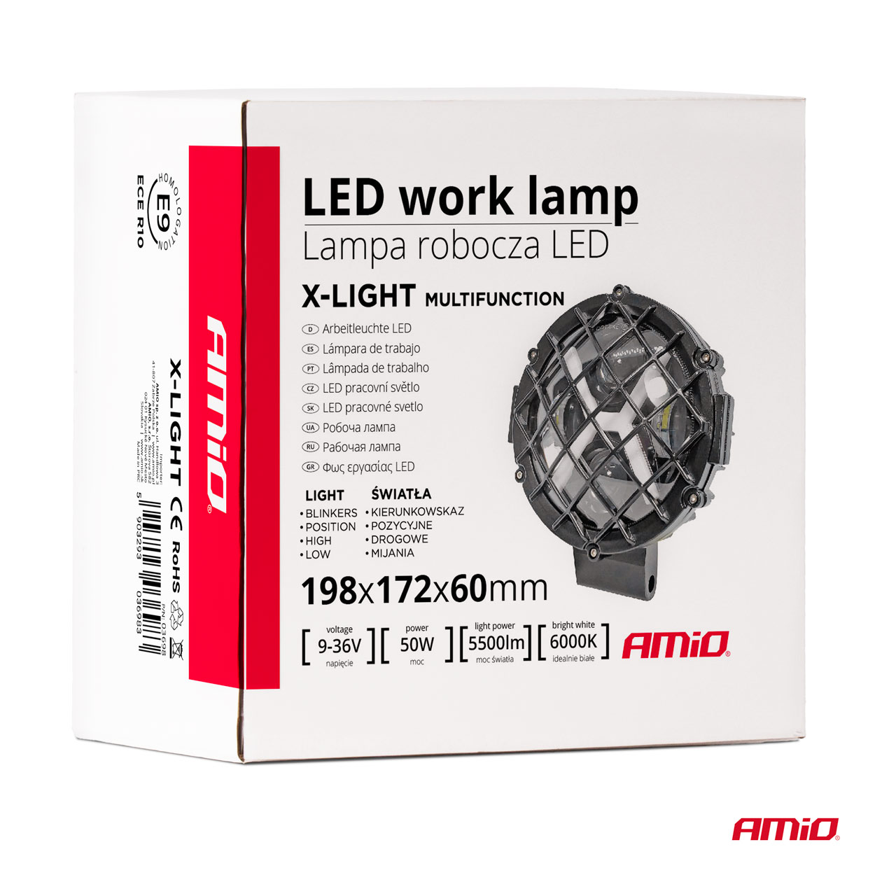 Lampa robocza LED X-LIGHT dodatkowa ozdobna 12 V 24 V — ujęcie 7