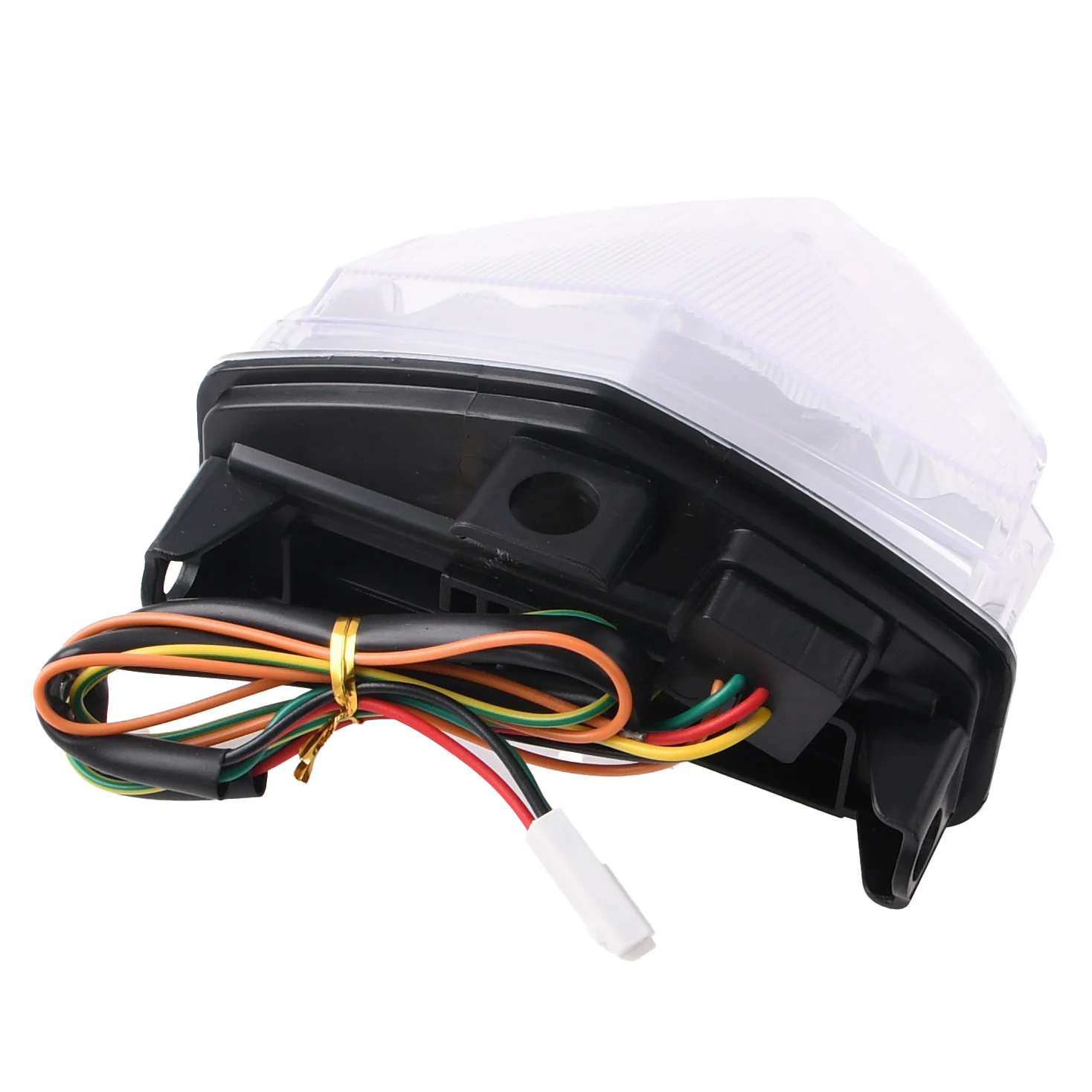 Lampa tylna uniwersalna LED biała + kierunkowskazy Racing Force — ujęcie 2